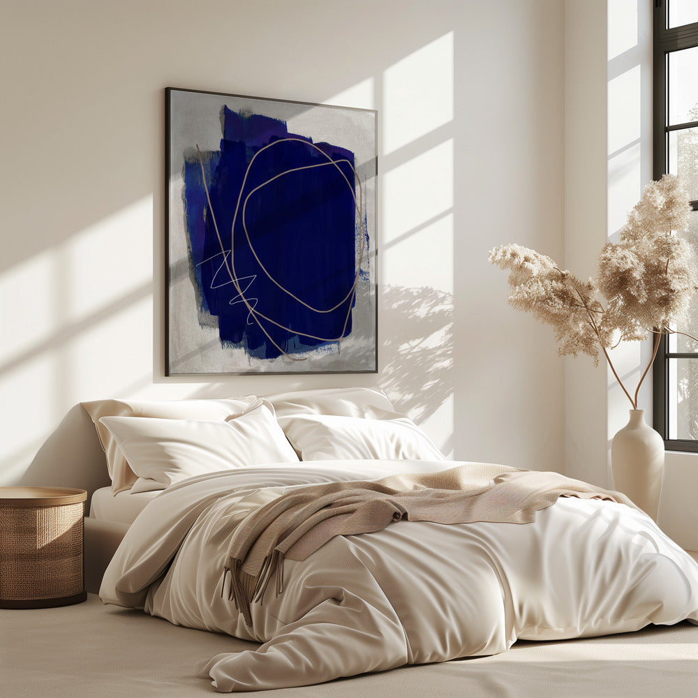 Blue Strokes 5 | Poster