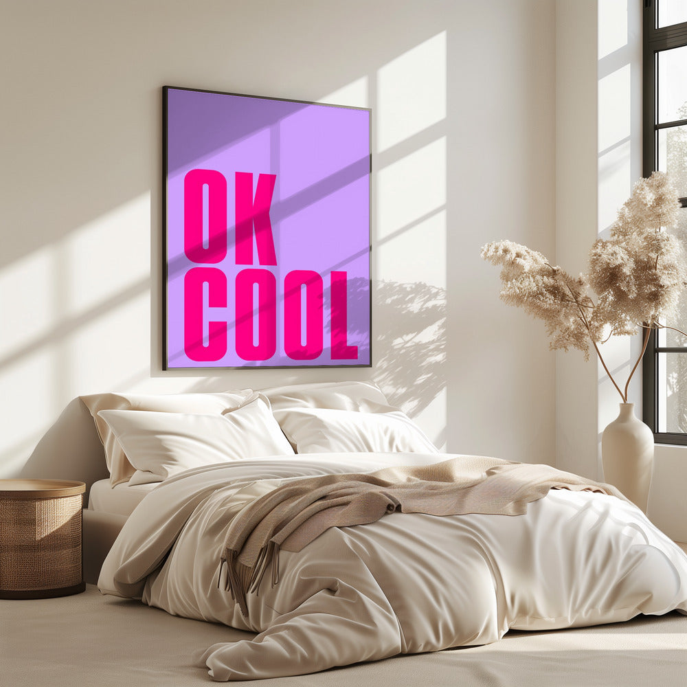 Kräftiges Pink-Statement | Poster