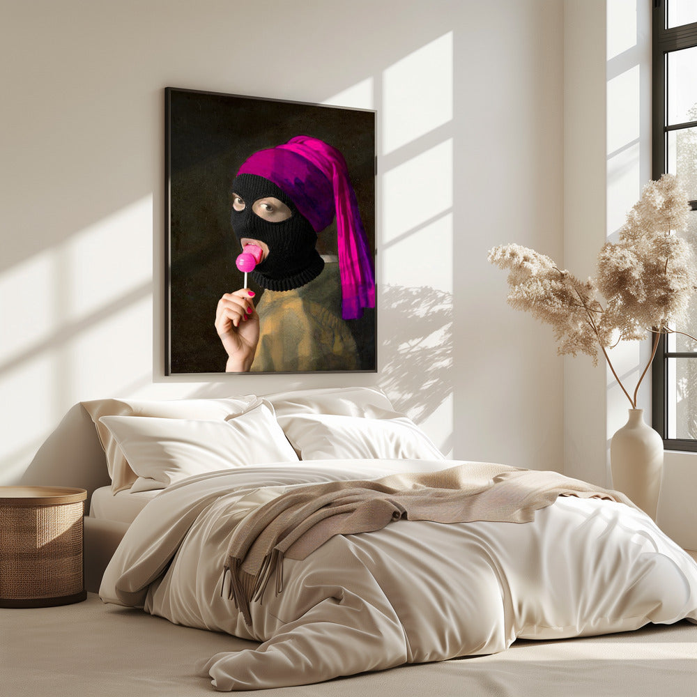 Mädchen in Balaklawa | Poster