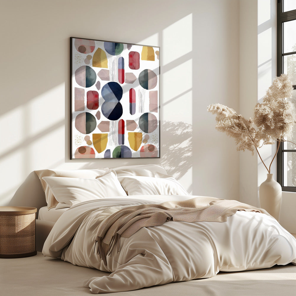 Abstrakte geometrische Formen | Poster