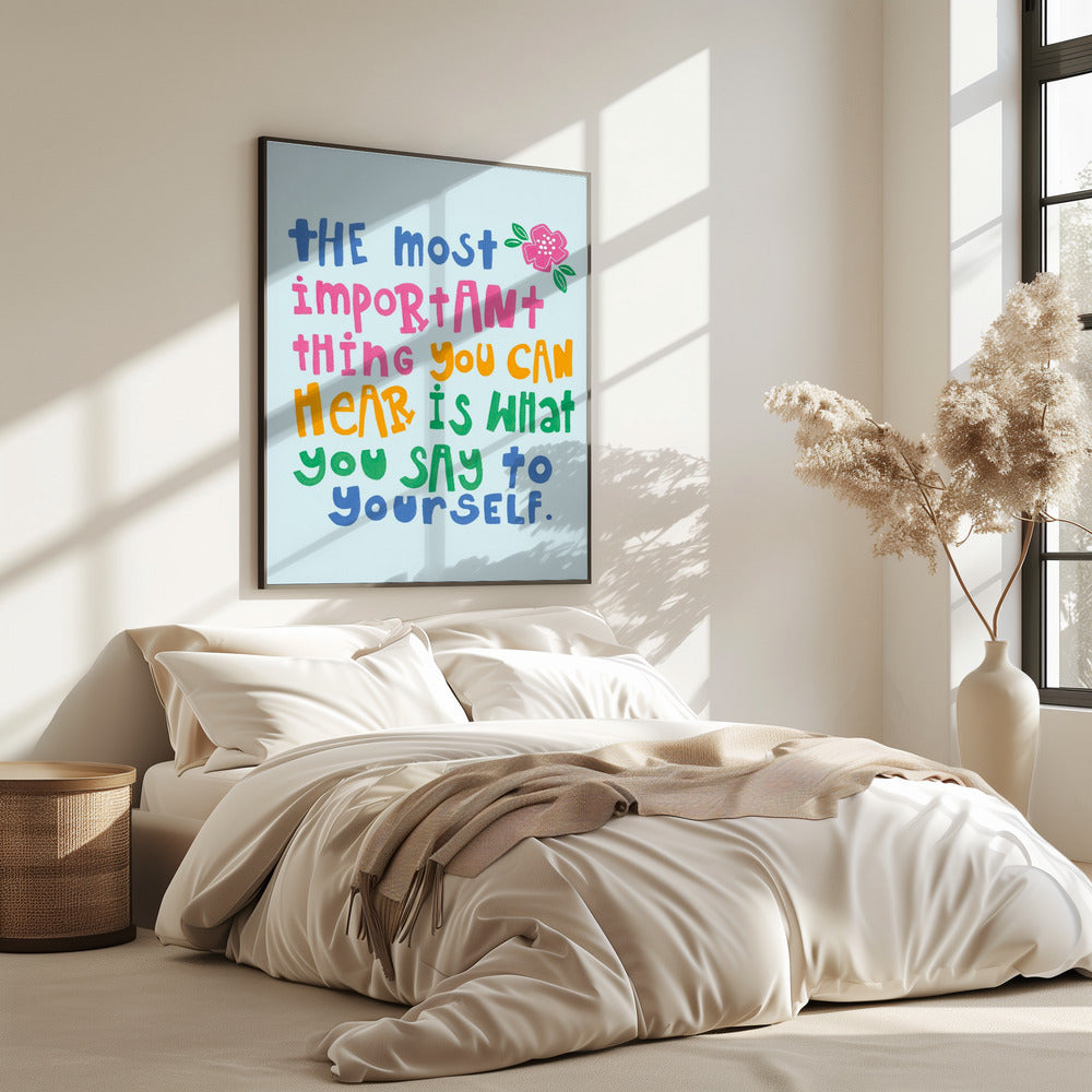 Buntes motivierendes Kunstwerk | Poster