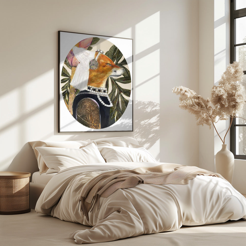 Fox Dressed In Renaissance Attire | Poster