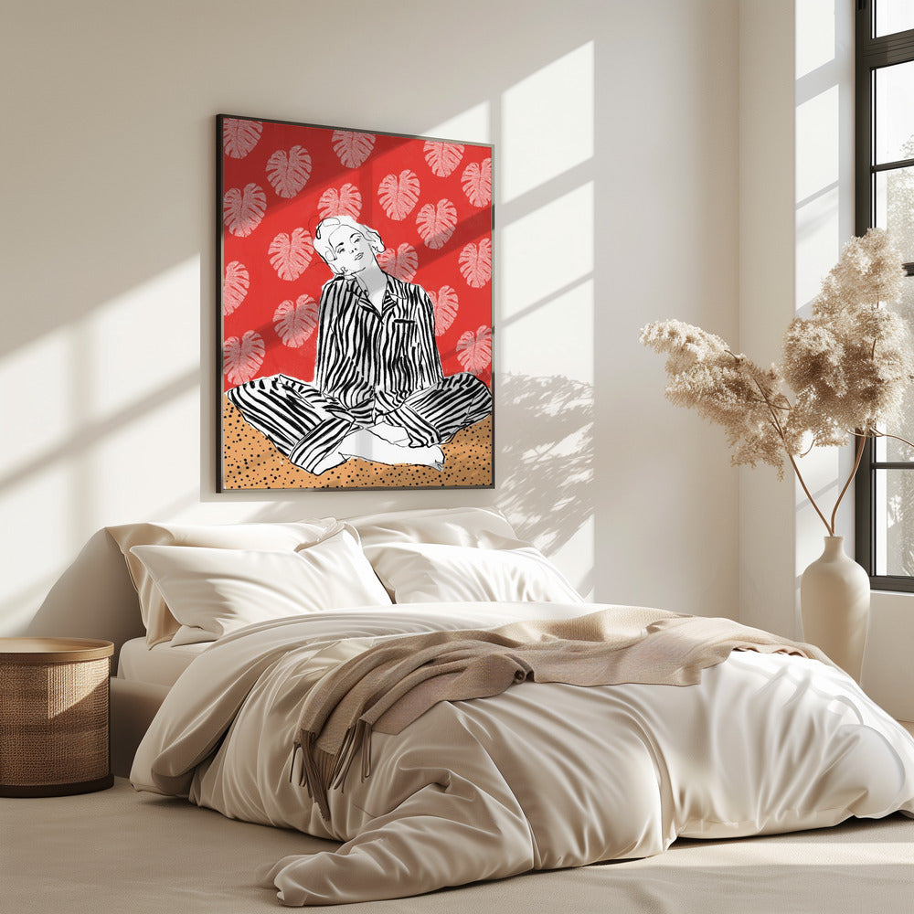 Gelassenheit in Streifen | Poster
