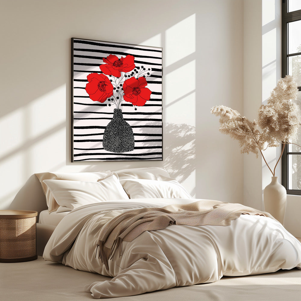 Drei Mohnblumen | Poster