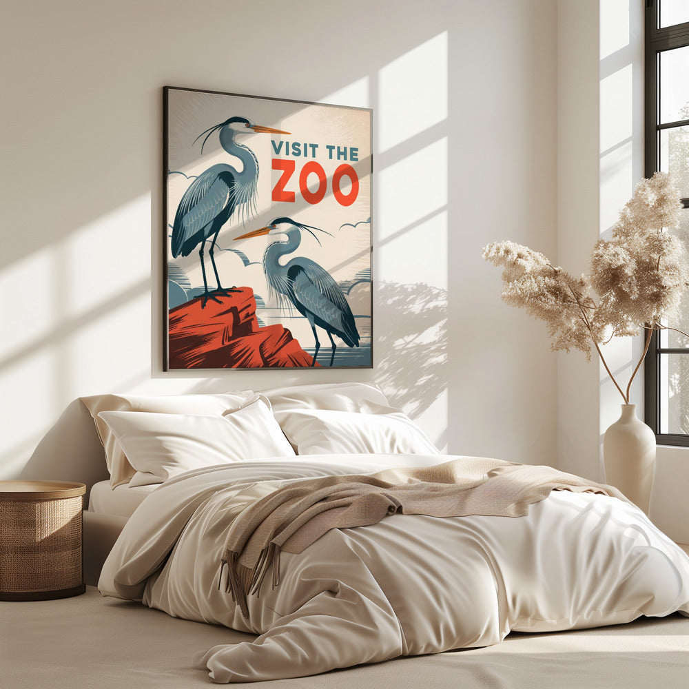 Besuchen Sie den Zoo | Poster