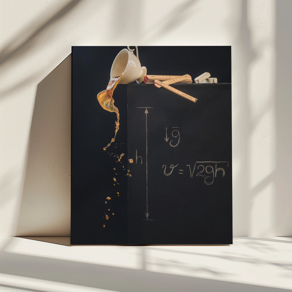 Eine Studie mit freiem Fall | Leinwand