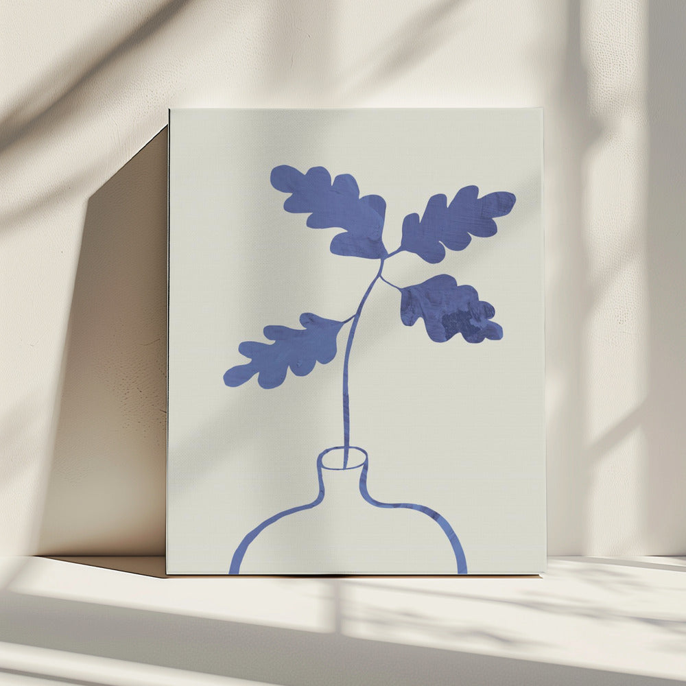 Blaue Eichenpflanze | Leinwand