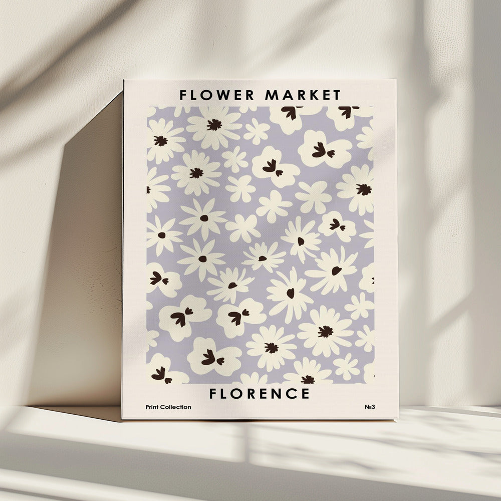 Blumenmarkt Florenz | Leinwand
