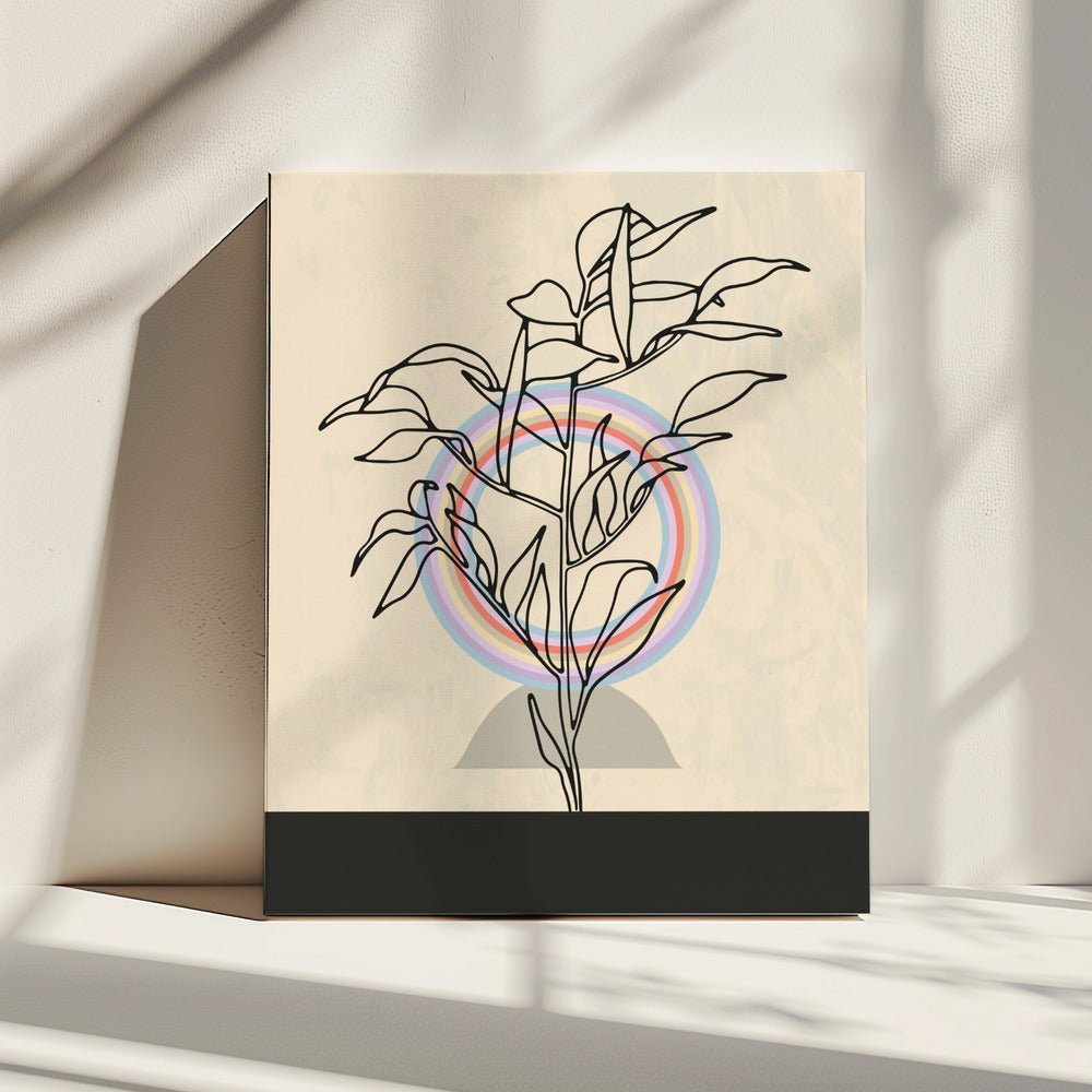 Abstrakte Blume 2 | Leinwand