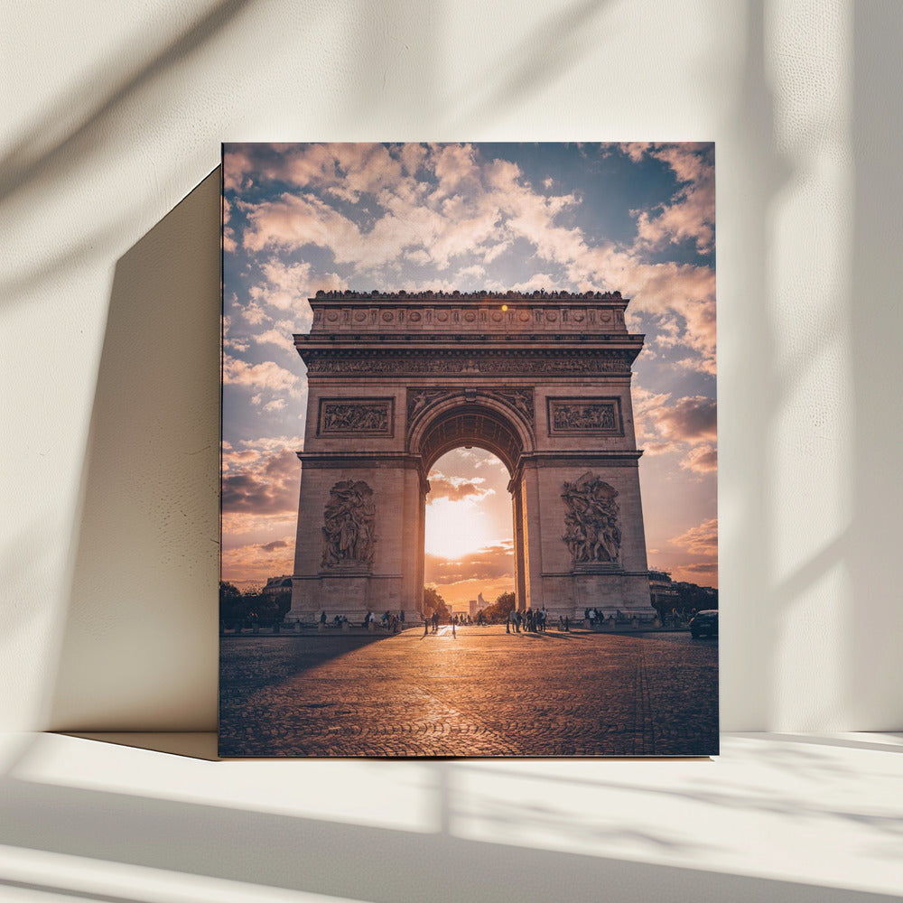 Golden Arc of Paris | Canvas
