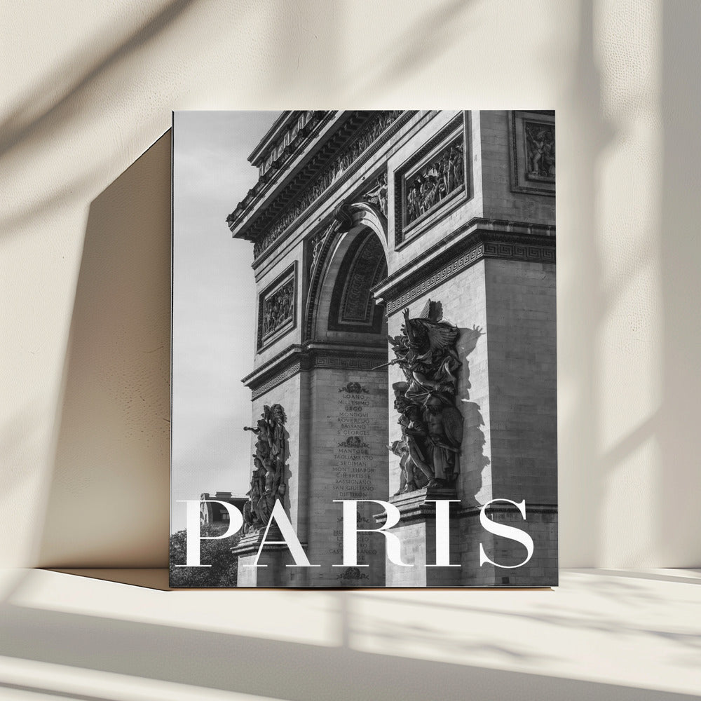 Paris Text 6 | Leinwand
