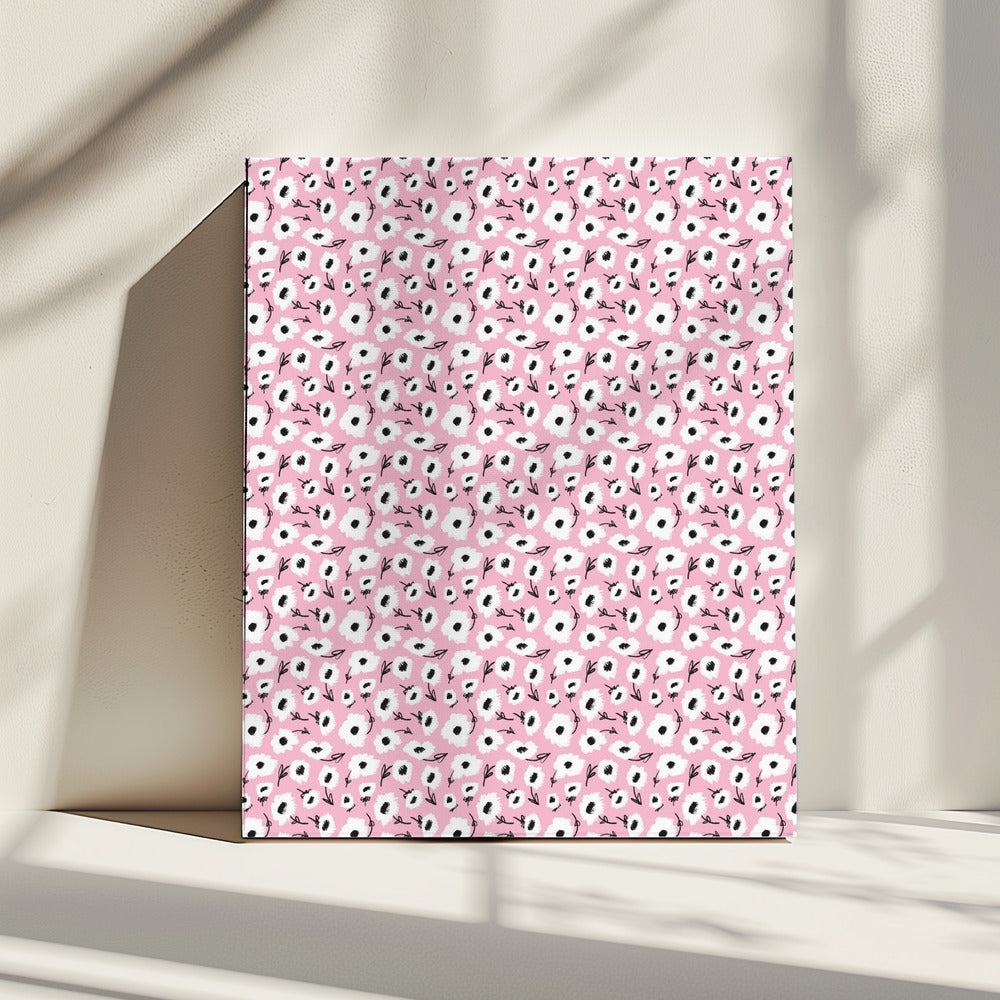 Rosa Blütenblatt Harmonie | Leinwand