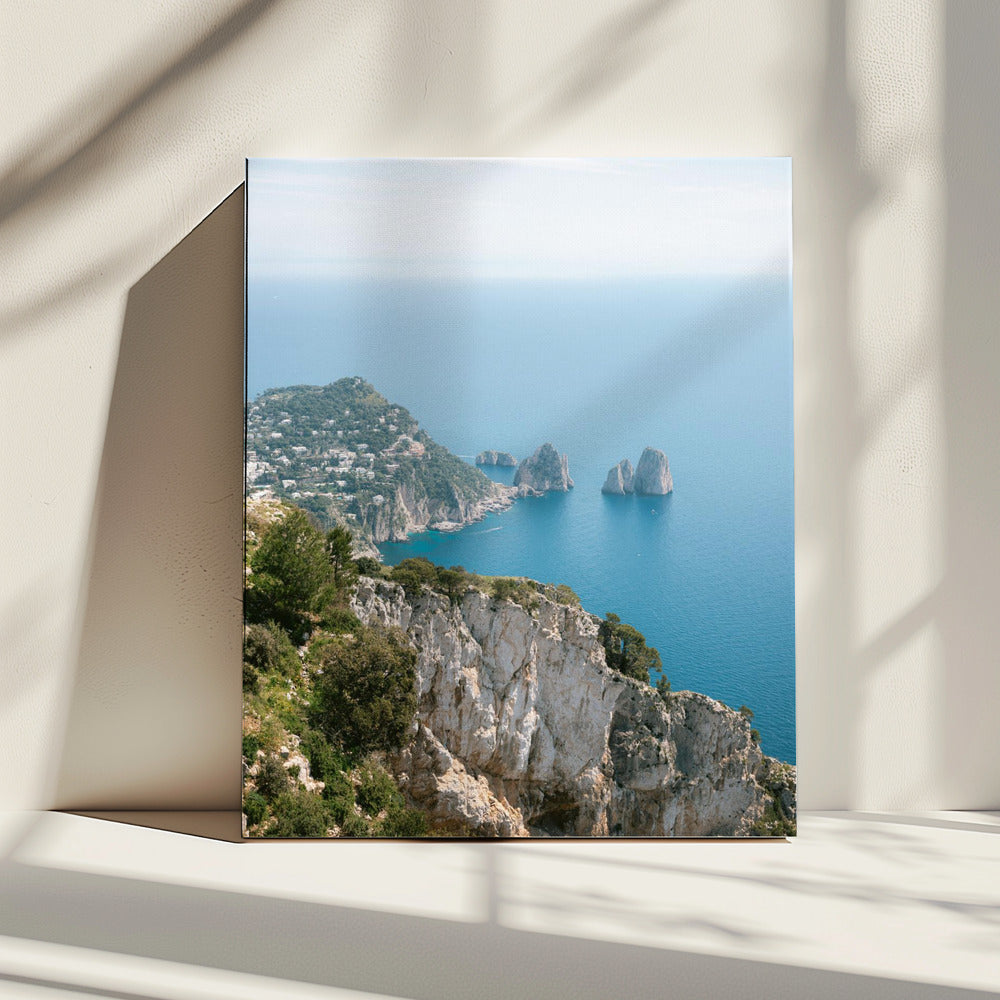 Küste von Capri, Italien | Leinwand