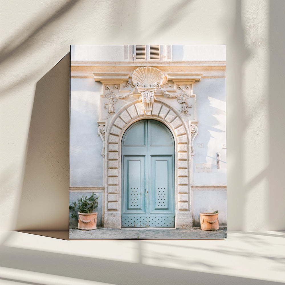 Blautöne von Rom – Italien Reisefotografie | Leinwand