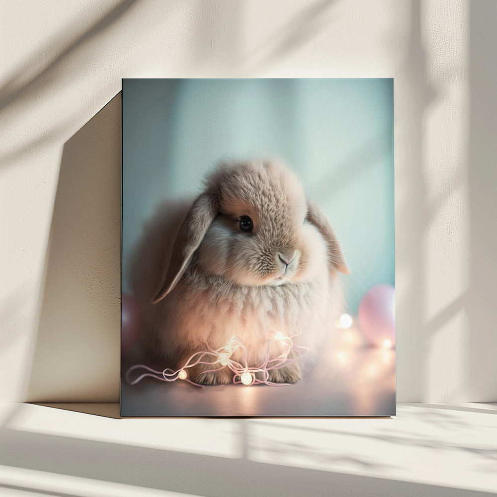 Flauschiges Leuchten | Leinwand