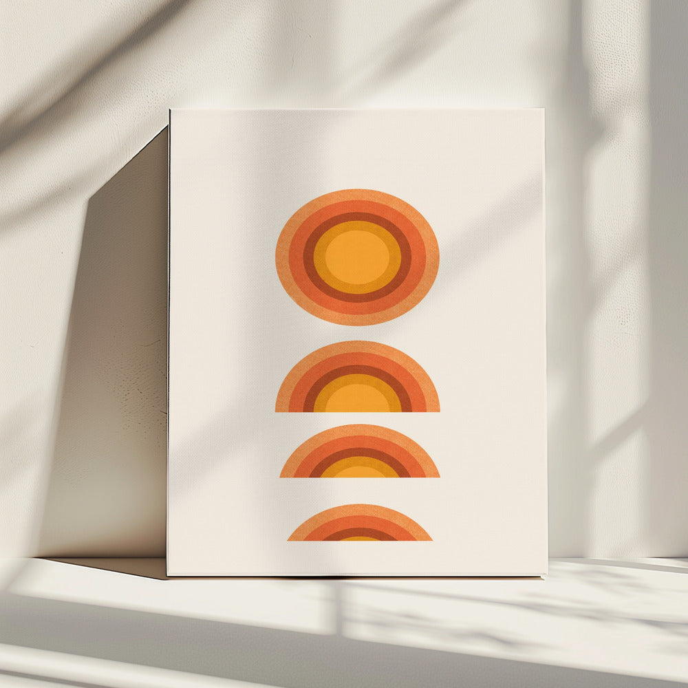 Sonnenuntergangsechos | Leinwand