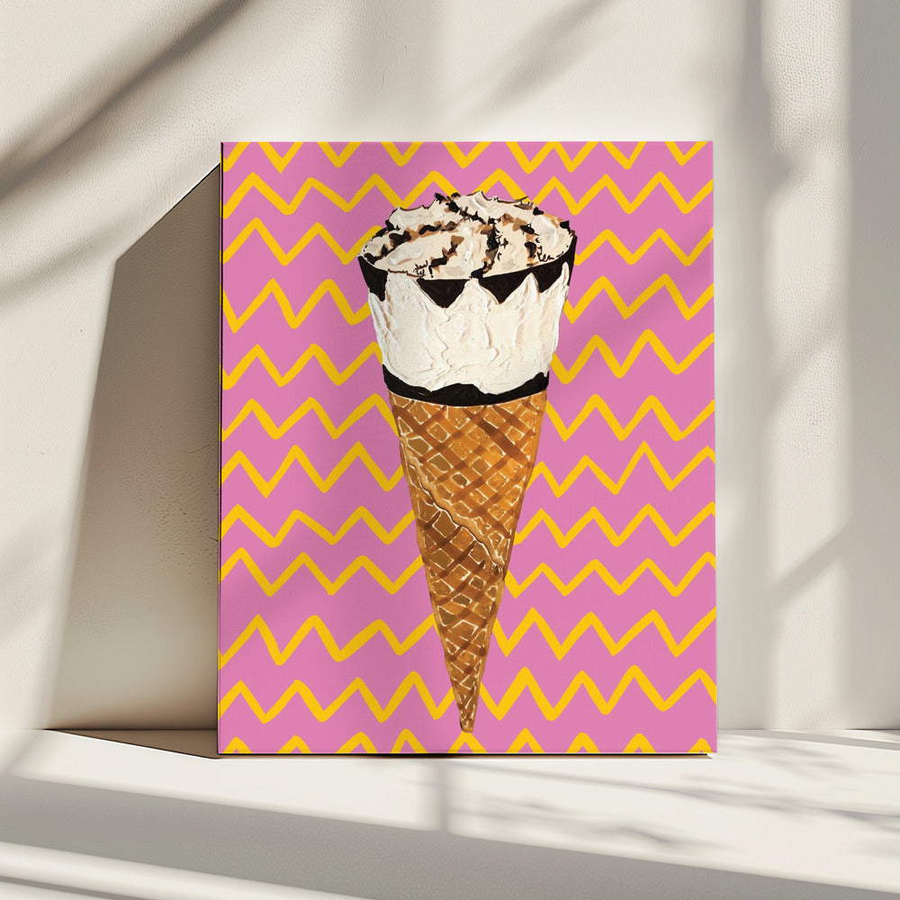 Cornetto Rosa | Leinwand