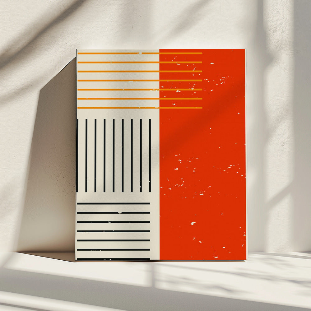 Lebendige Minimal-Serie Nr. 4 | Leinwand