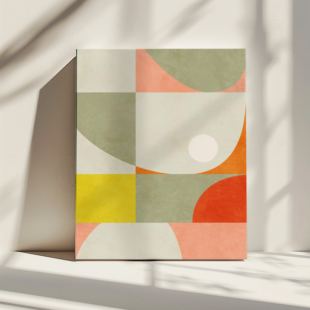 Summer Circles22 1 V | Canvas