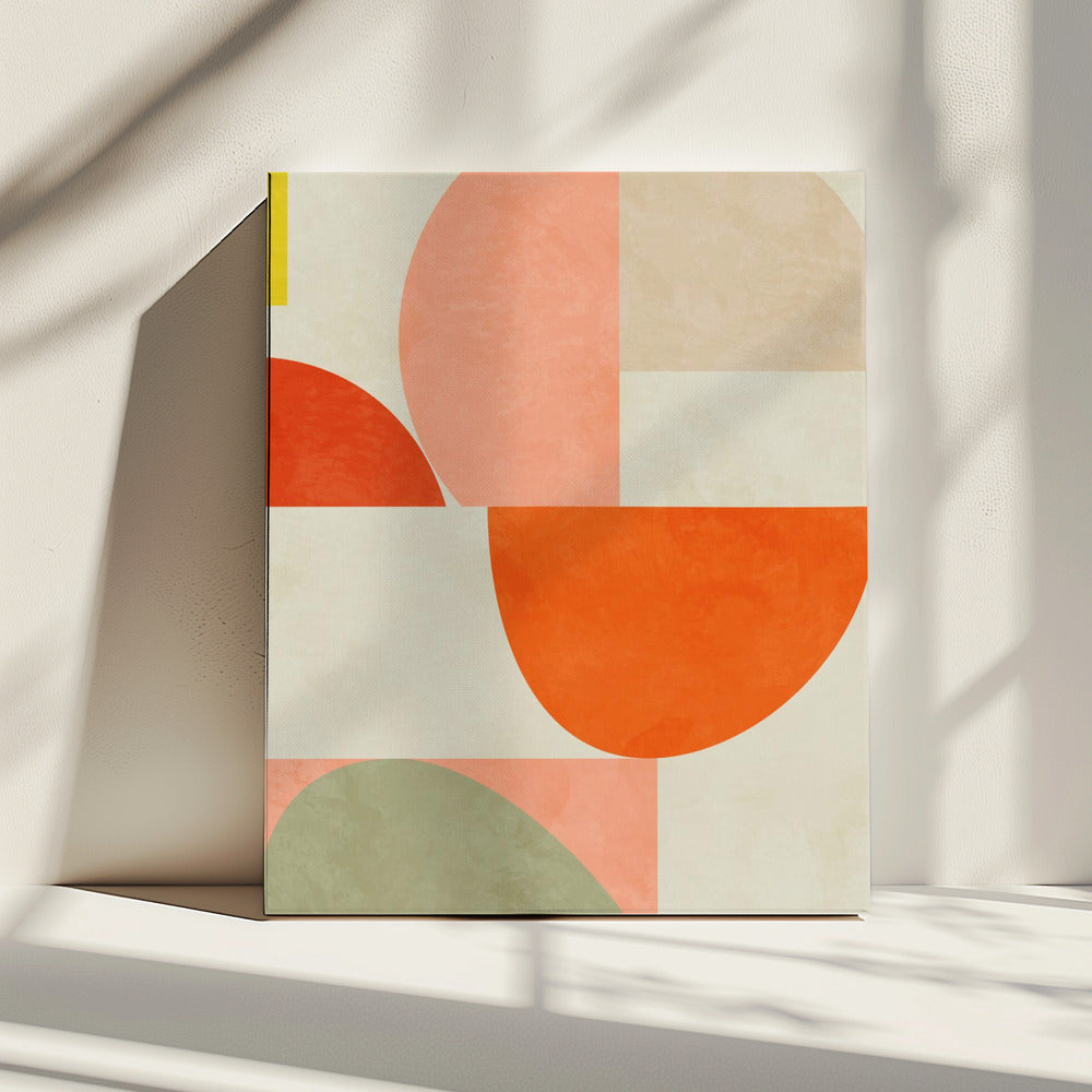 Summer Circles22 2 V | Canvas