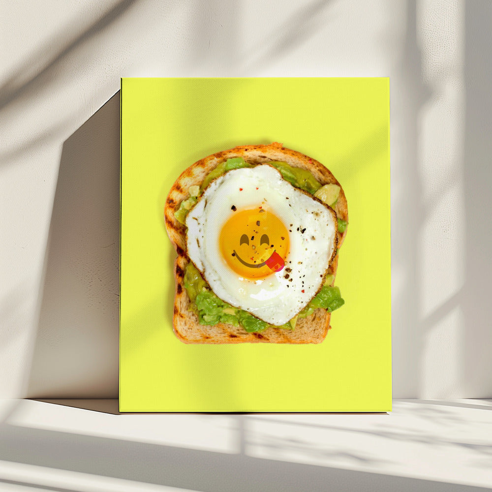Toast-Emoji | Leinwand