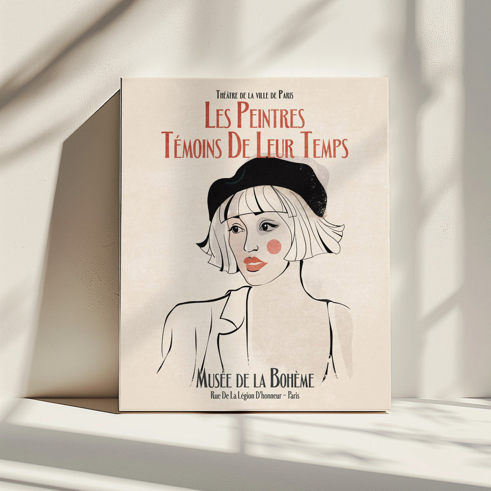 Parisian Muse | Canvas