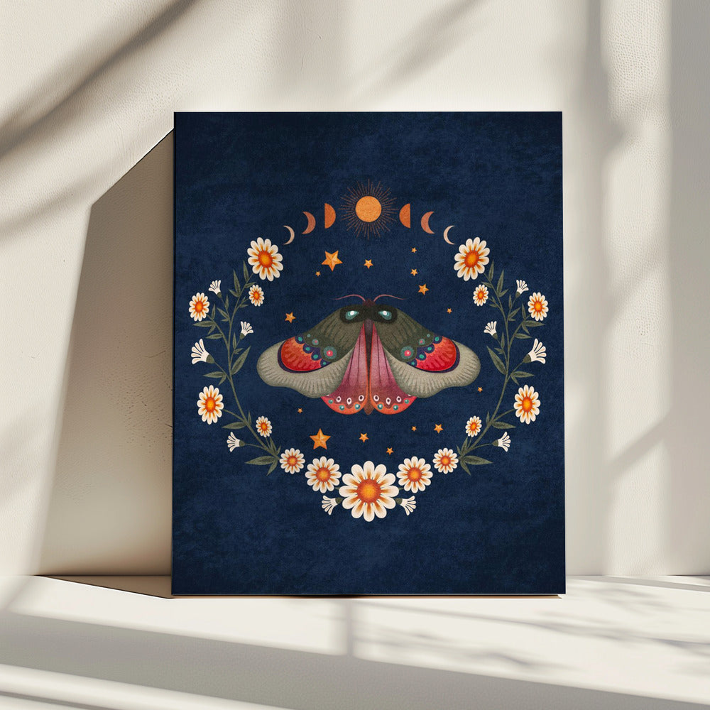 Mondmotte Harmonie | Leinwand