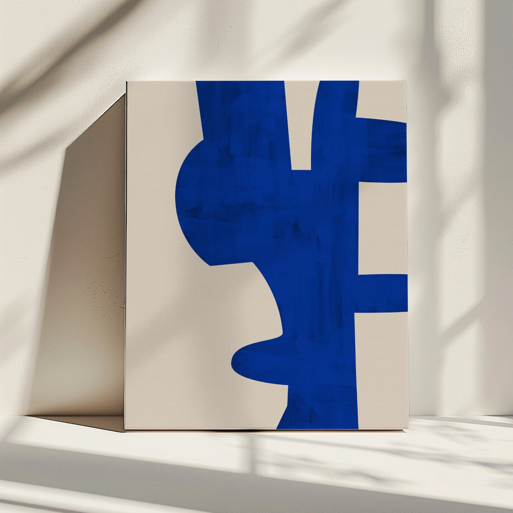 Schatten von Blau | Leinwand