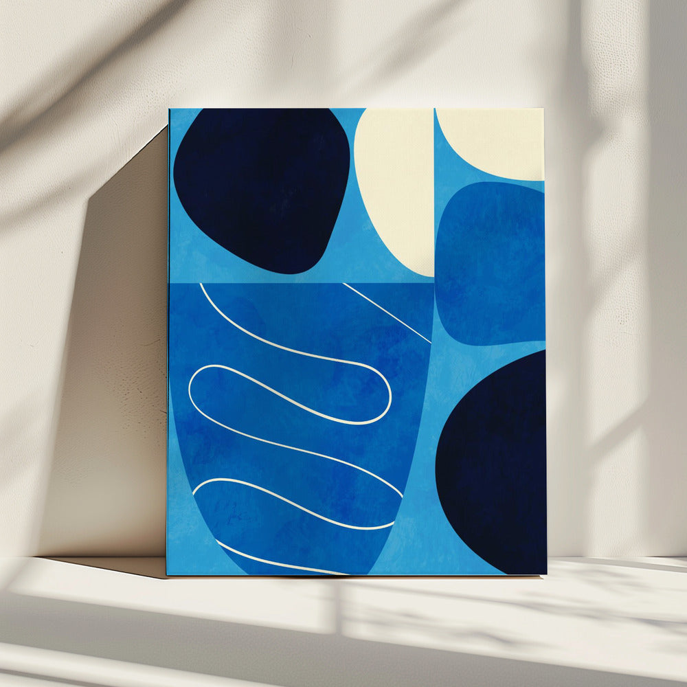 Shapes Play3 1blue | Canvas