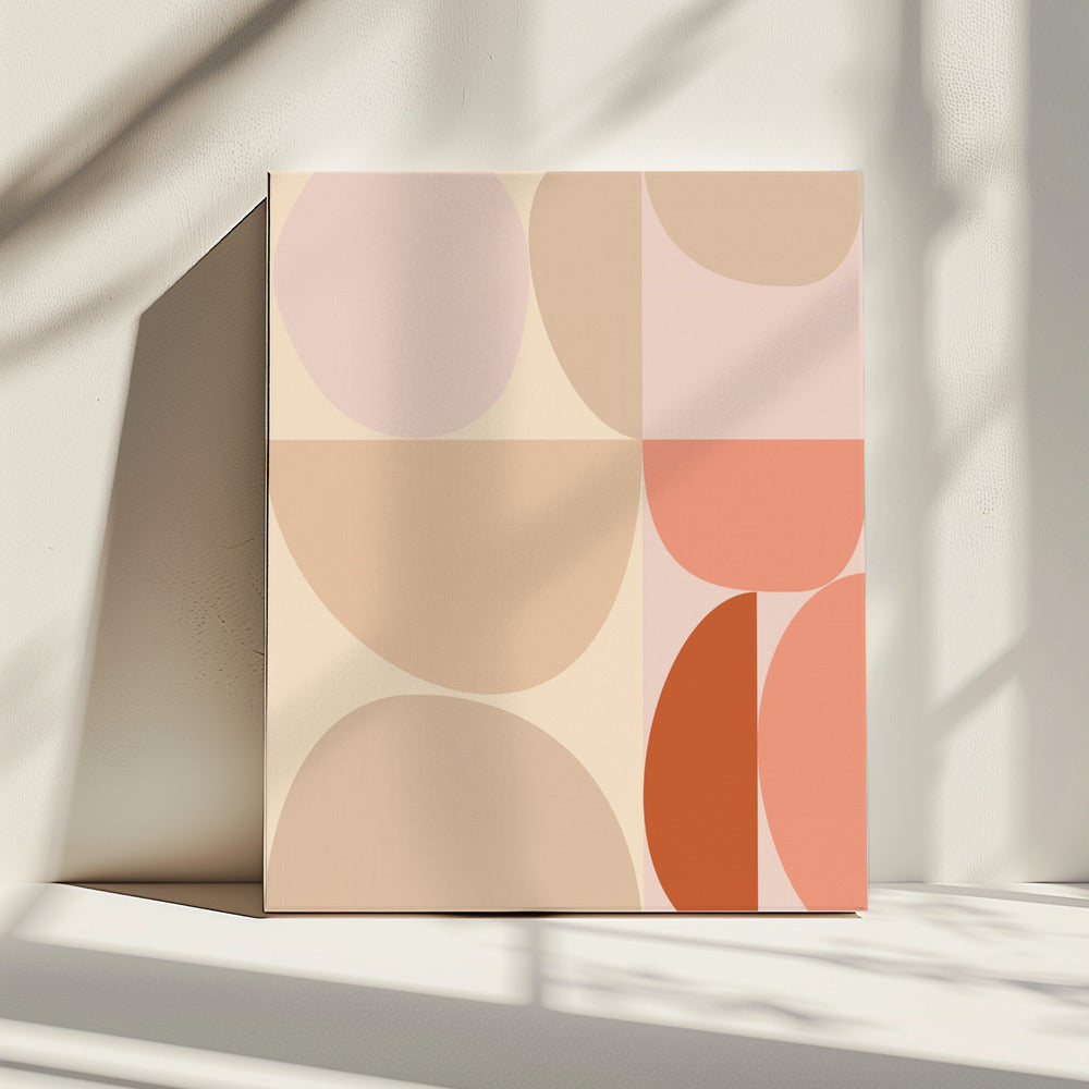 Mid Century Pastel 16 | Canvas