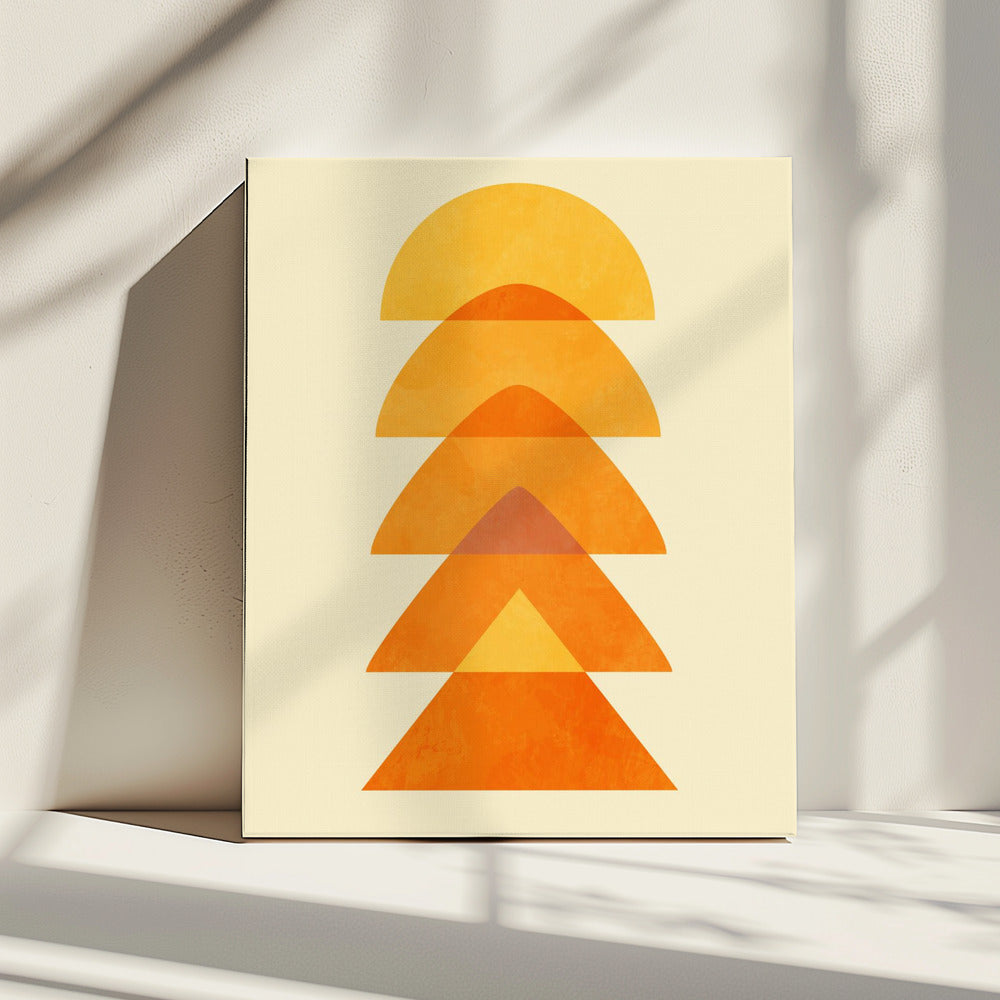Spring Mid Rhapsody Orange 5 | Canvas