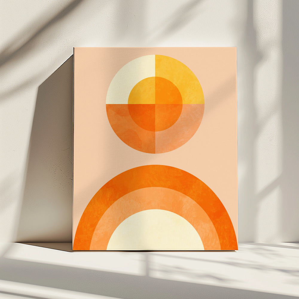 Spring Mid Rhapsody Orange 2 | Canvas