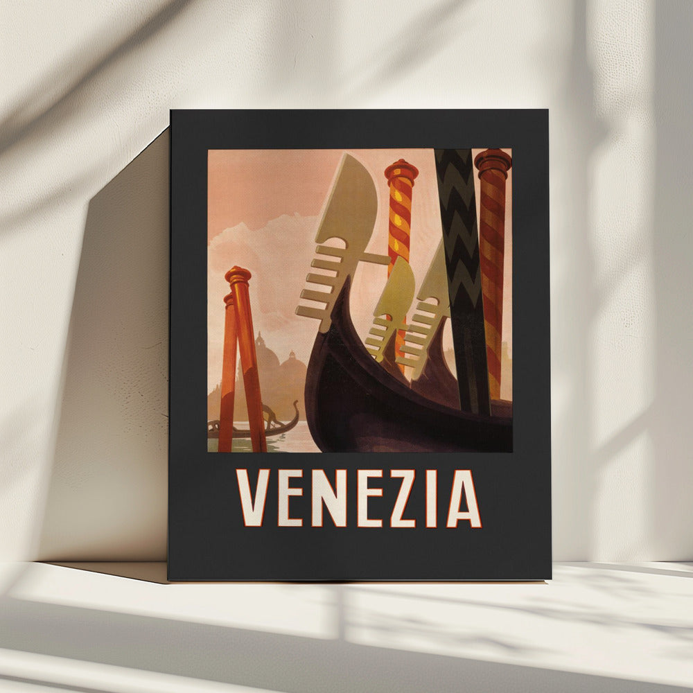 Venezia Poster Dark | Canvas