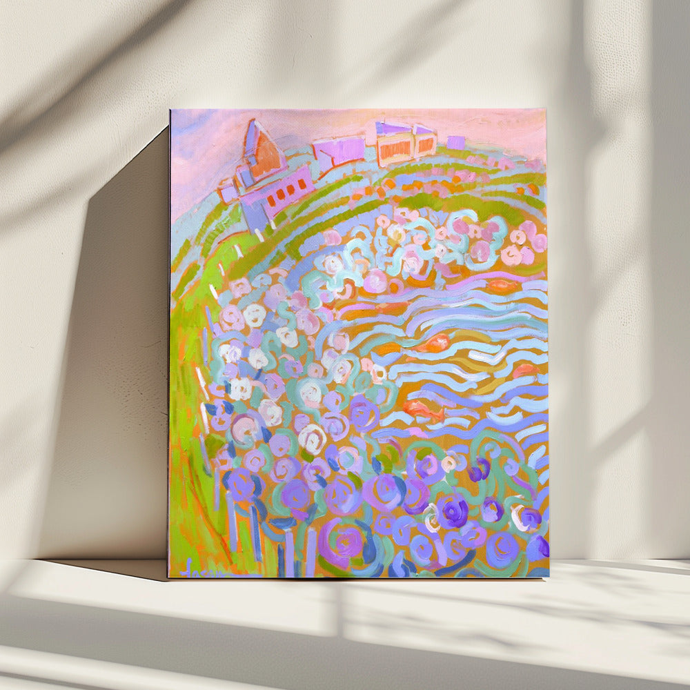 Lebendige Gartenmelodie | Leinwand