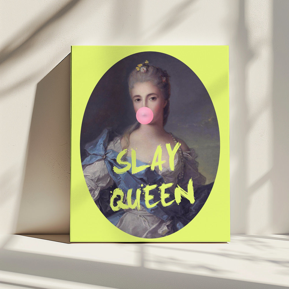 Slayqueen Yellow Ratioiso | Leinwand