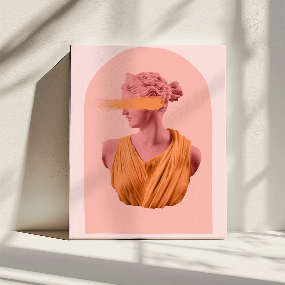 Artemispinkorange2 Verhältnis | Leinwand