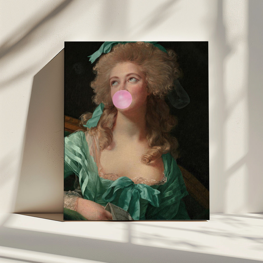 Madame Bubble-Gum | Leinwand