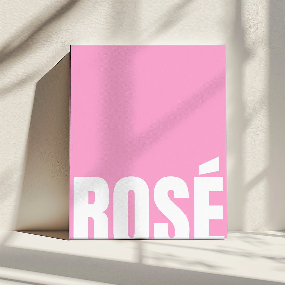 Rosa Rosé Essenz | Leinwand