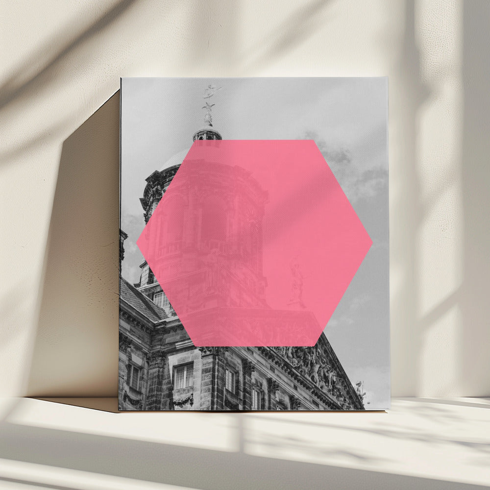 Hexagon Over History | Canvas