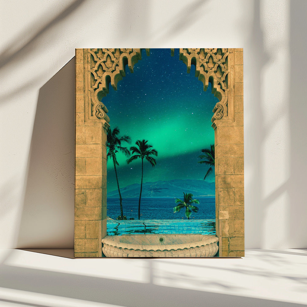 Portal in die Nacht | Leinwand