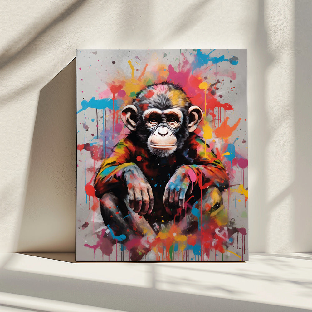 Affe Pop Art | Leinwand
