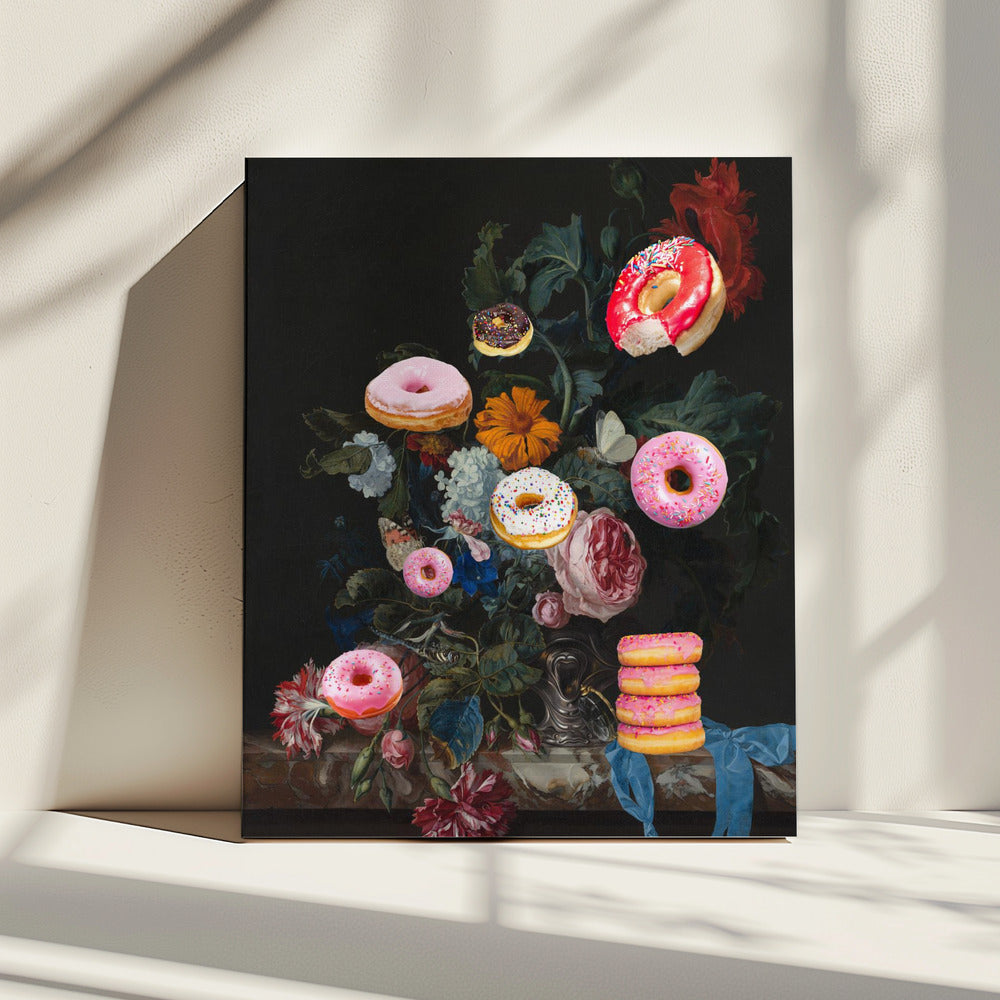 Donutstrauß | Leinwand