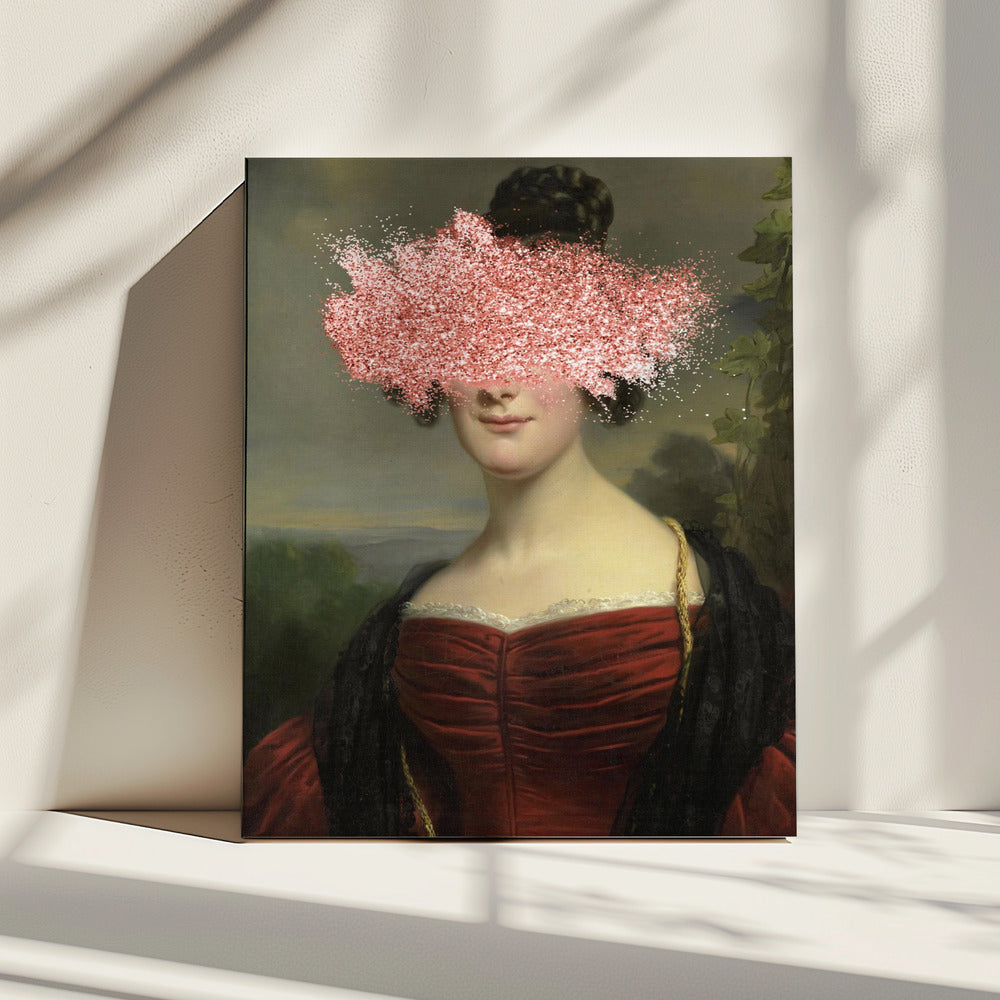 Renaissance Sparkle Splash - Veränderte Kunst | Leinwand