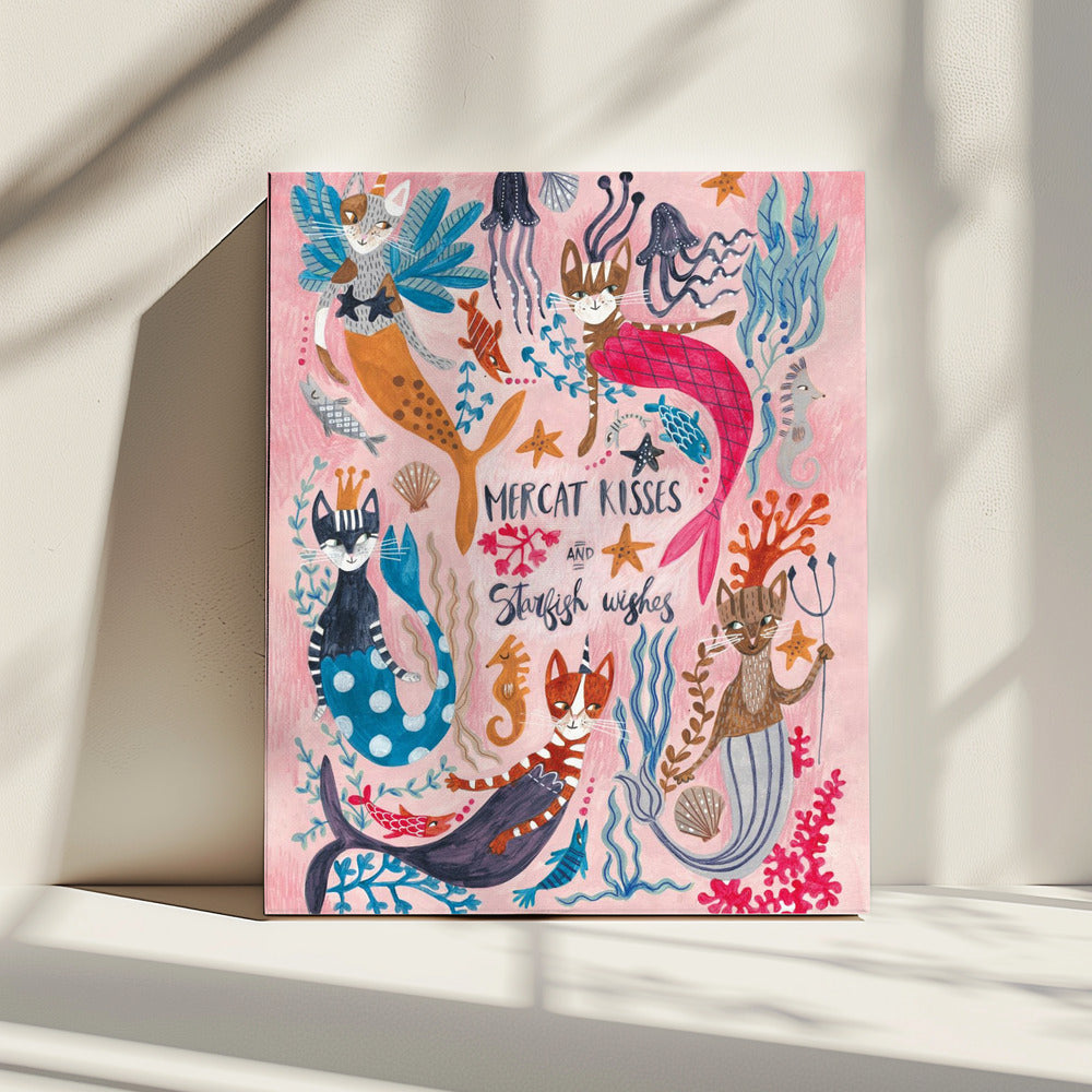 Mercats &amp; Caticorns | Leinwand