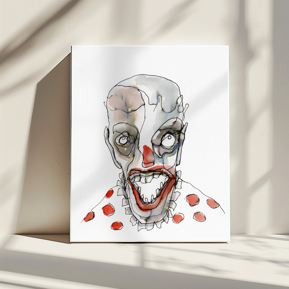 Clowns der Pizzaparty | Leinwand