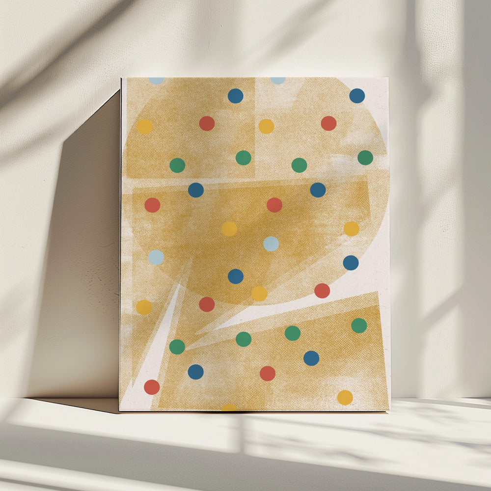 Polka Dot Harmonie | Leinwand