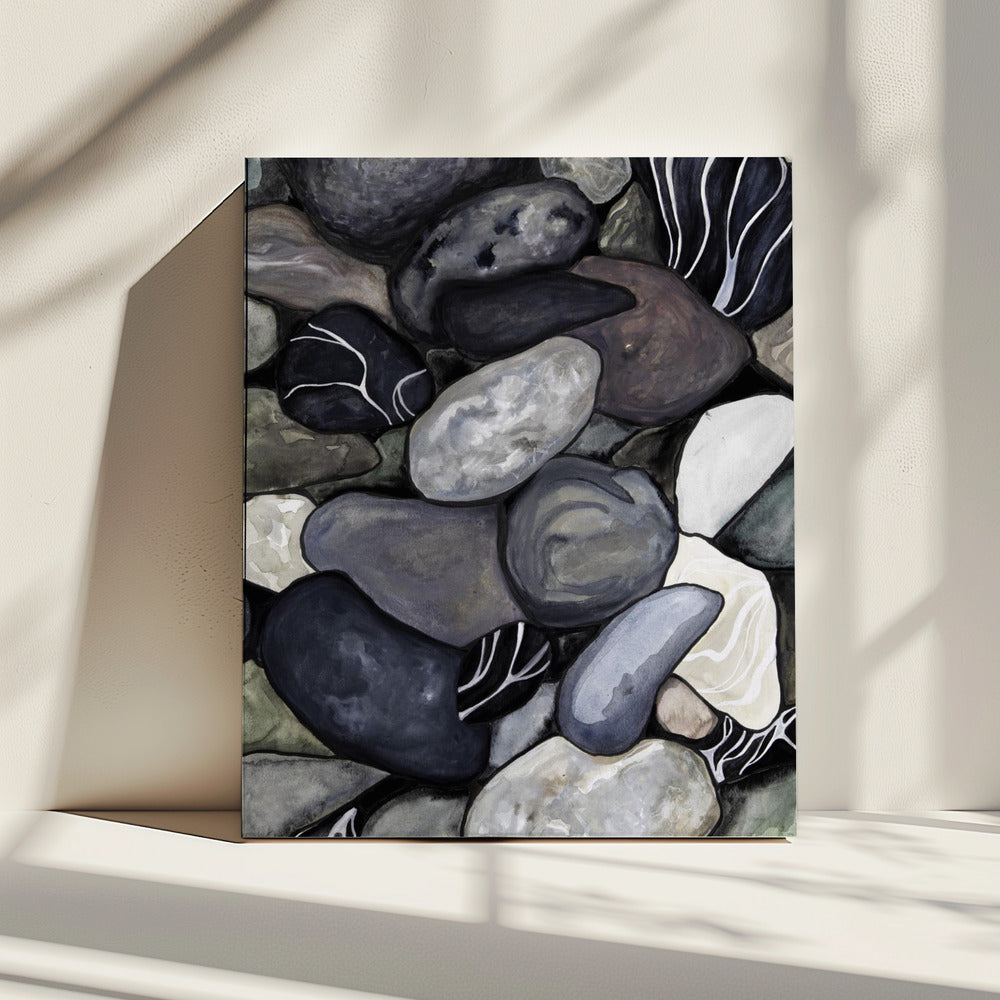 Beach stones | Canvas