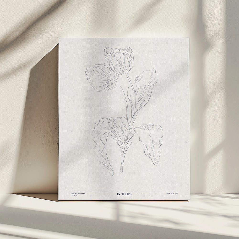 In Tulpen (blau) | Leinwand