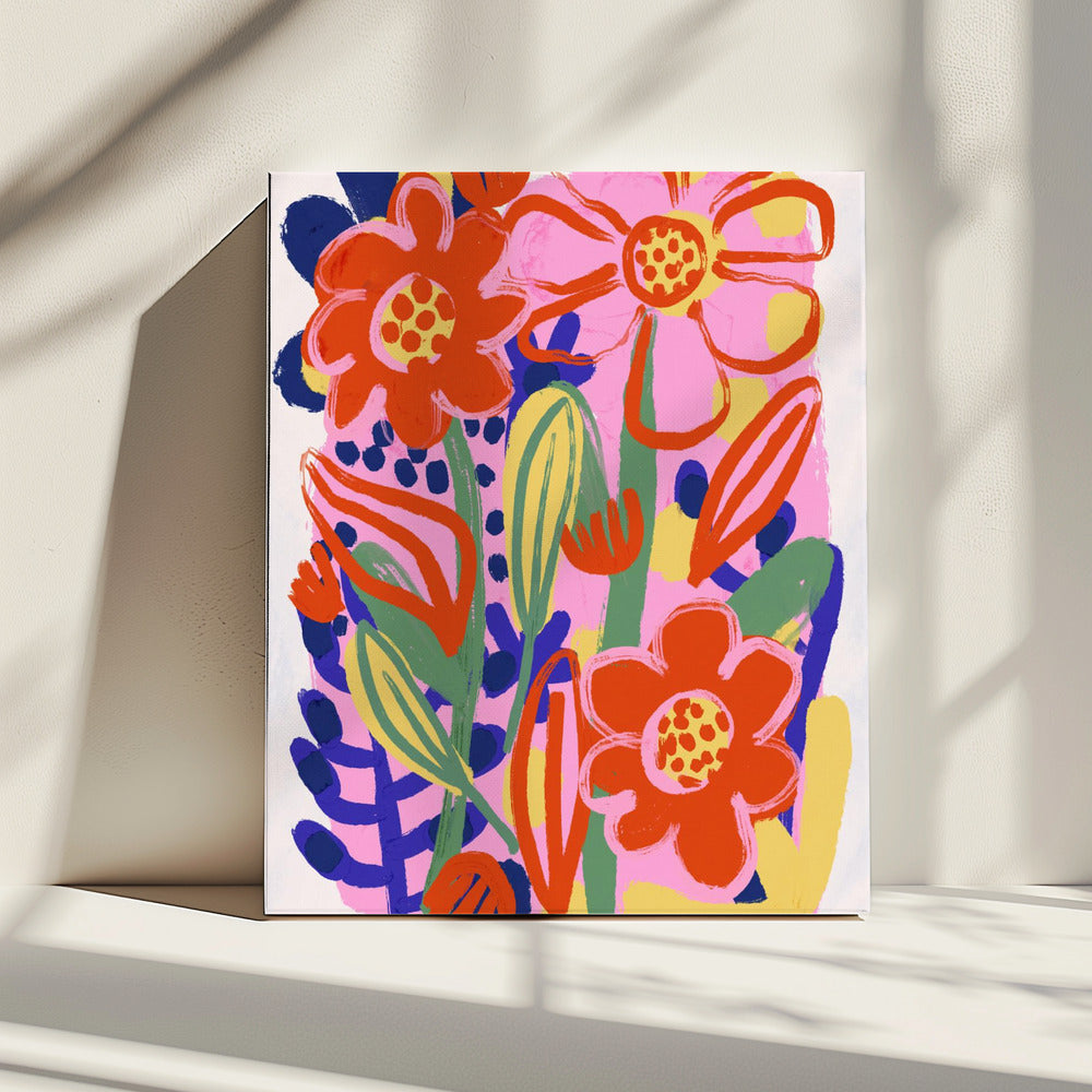 Floraler Freudenausbruch | Leinwand