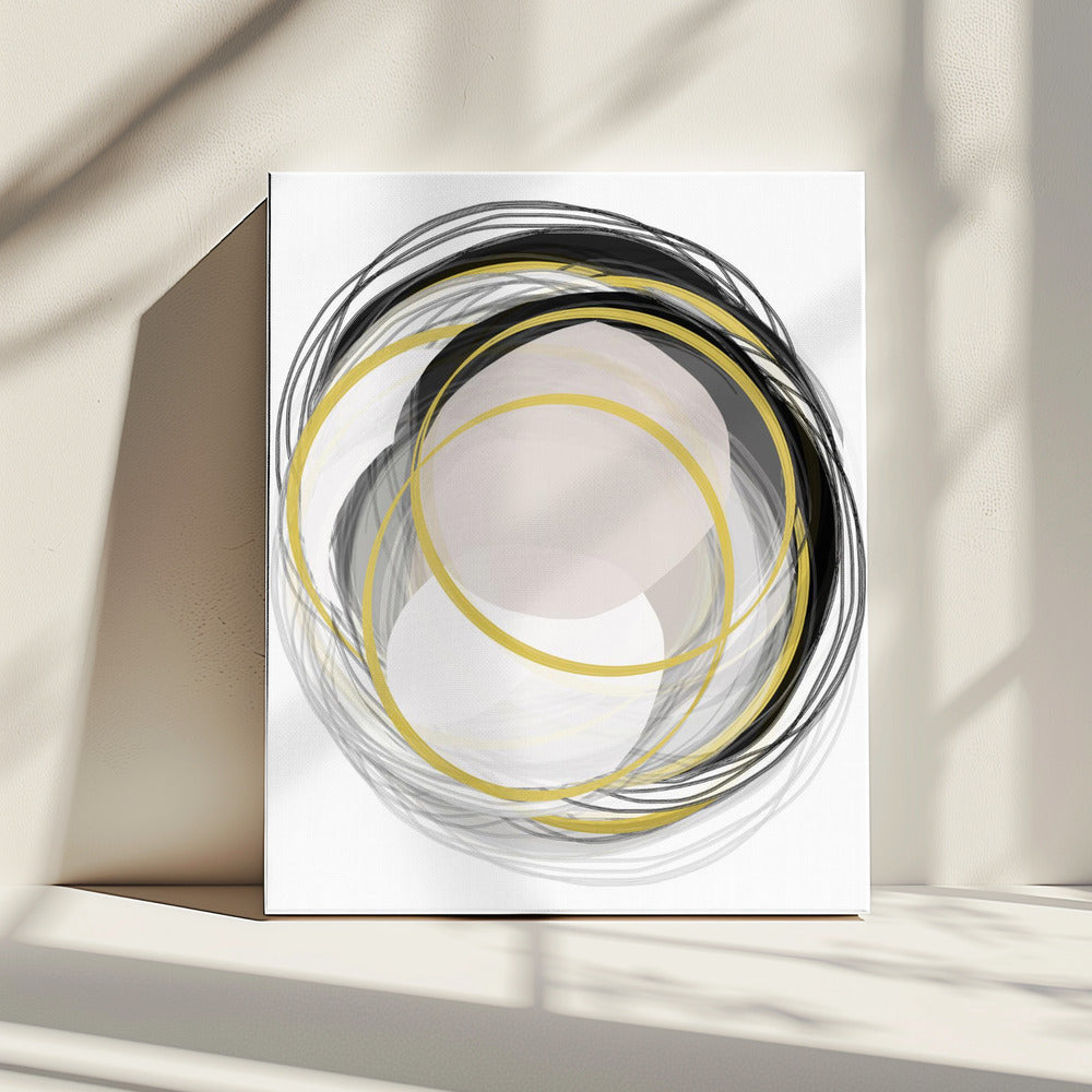 Rosa Mond 1 | Leinwand